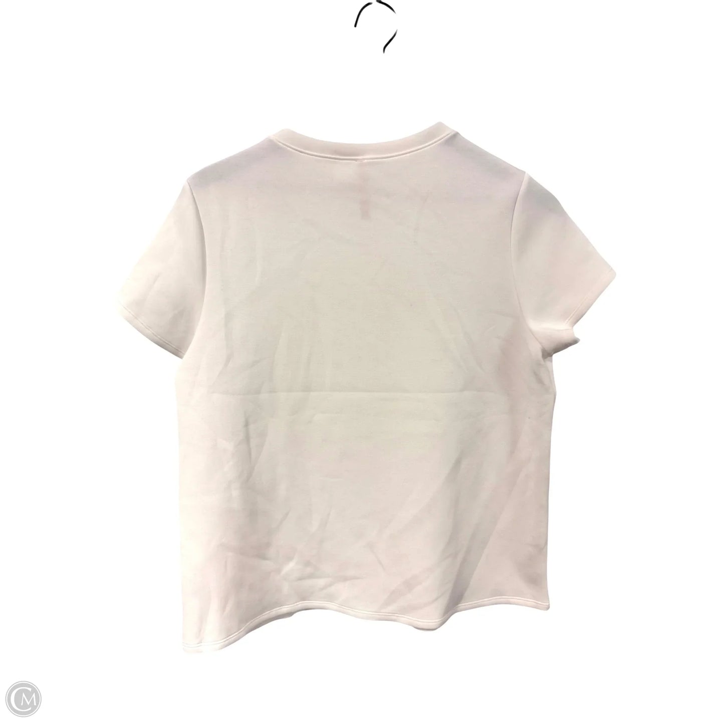 Top Short Sleeve By Spanx In White, Size: L