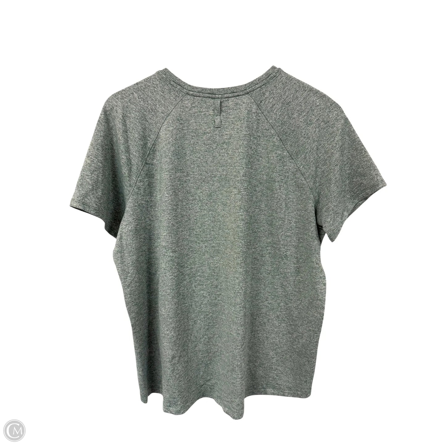 Athletic Top Short Sleeve By Lululemon In Green, Size: 10