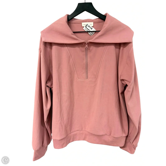 Sweatshirt Collar By Lovely Melody In Pink, Size: Xl