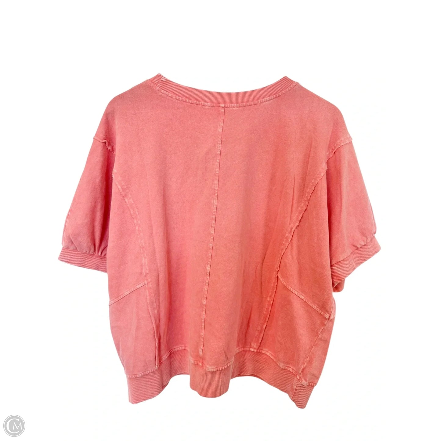 Top Short Sleeve By Easel In Orange, Size: S