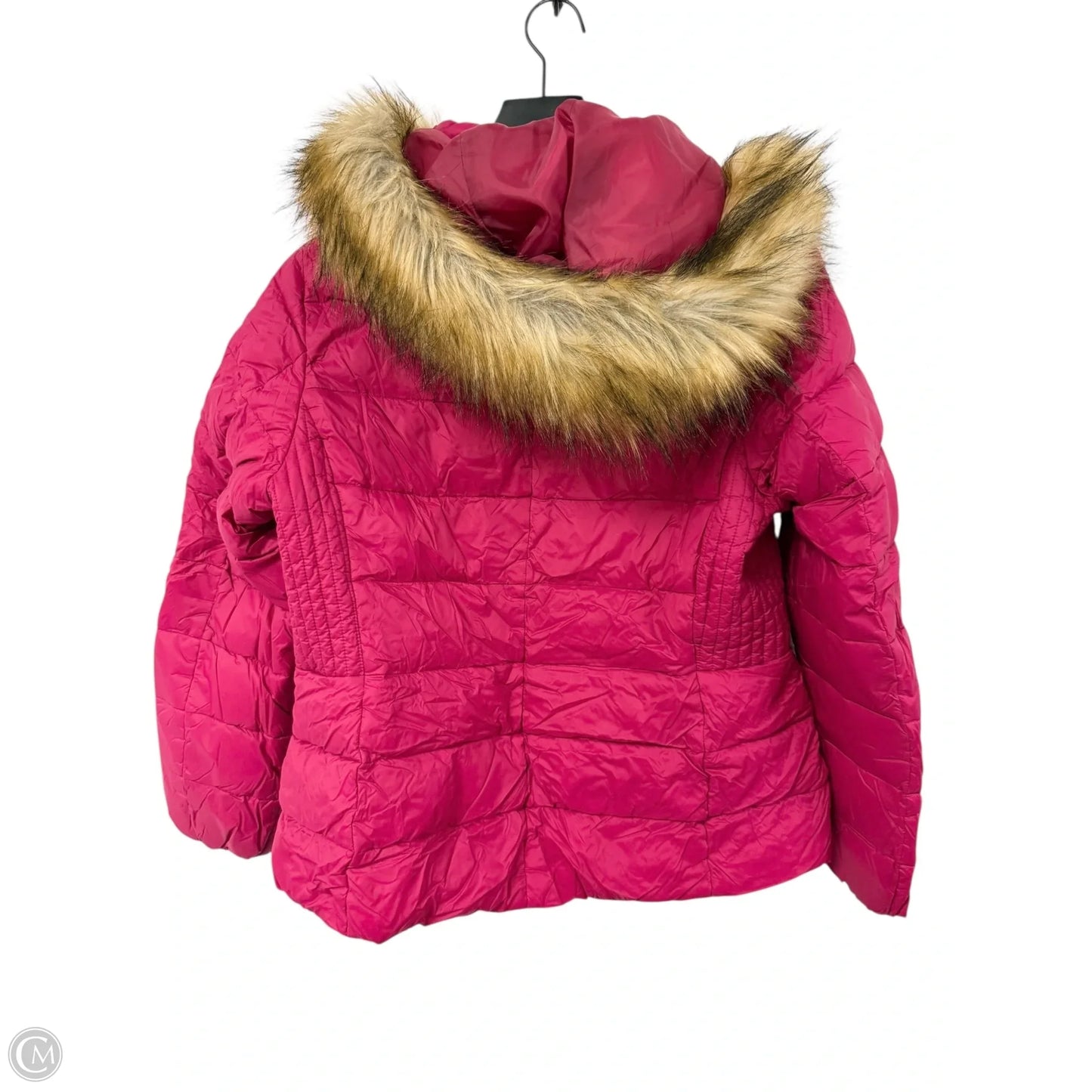 Coat Puffer & Quilted By Talbots In Pink, Size: Lp