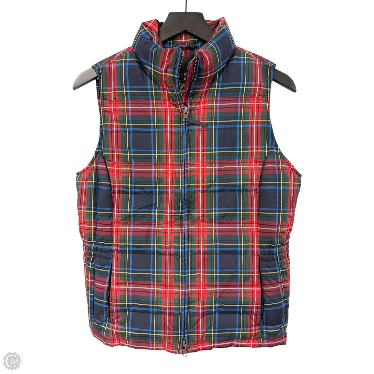Vest Puffer & Quilted By Talbots In Multi-colored, Size: Mp