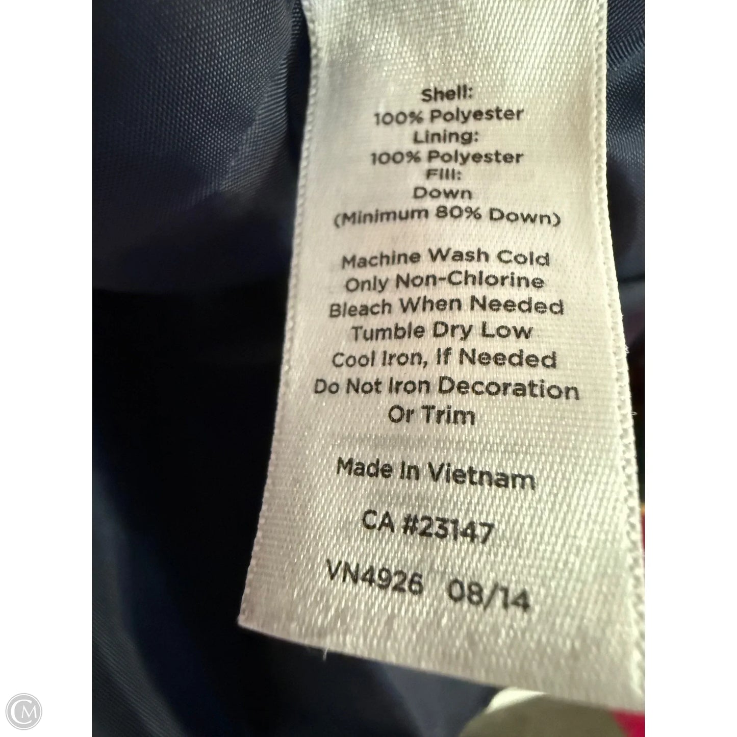 Vest Puffer & Quilted By Talbots In Multi-colored, Size: Mp