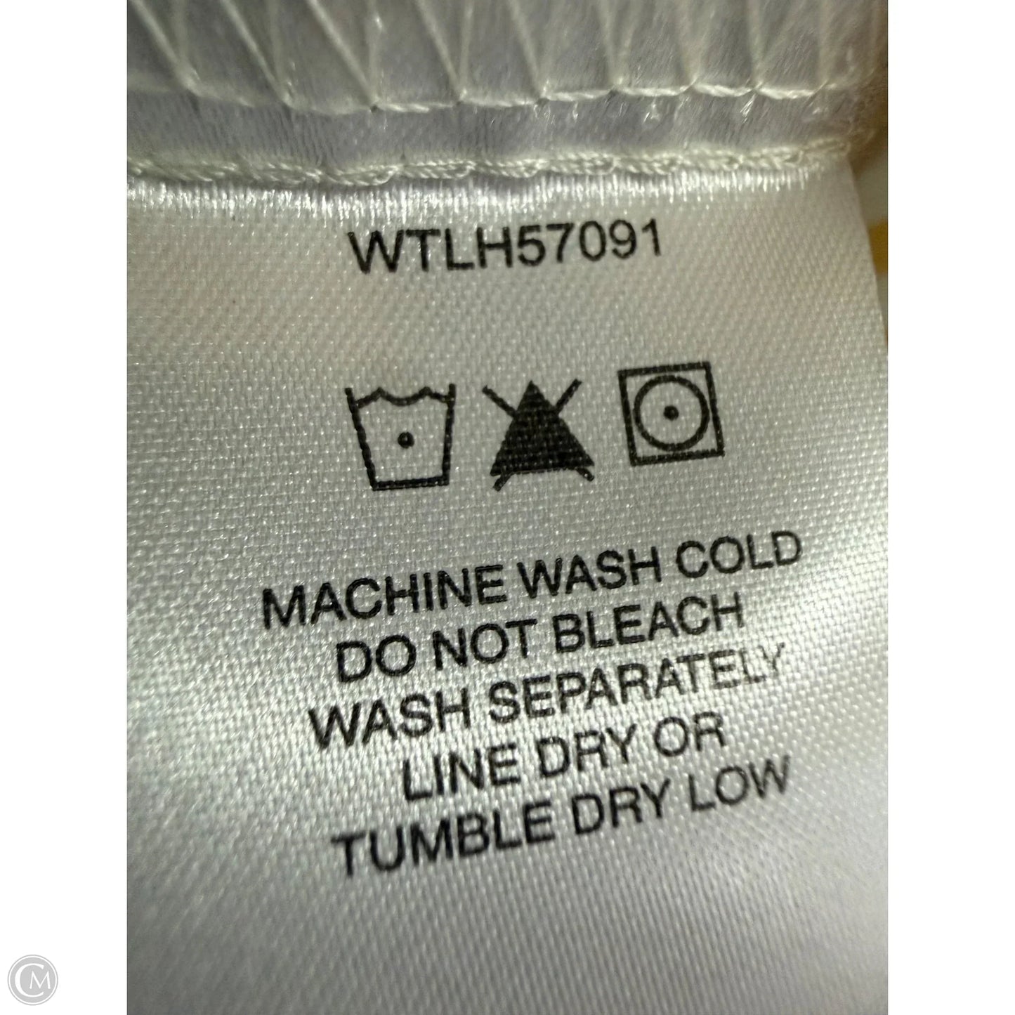 Blouse Long Sleeve By Wrangler In Green & Yellow, Size: M