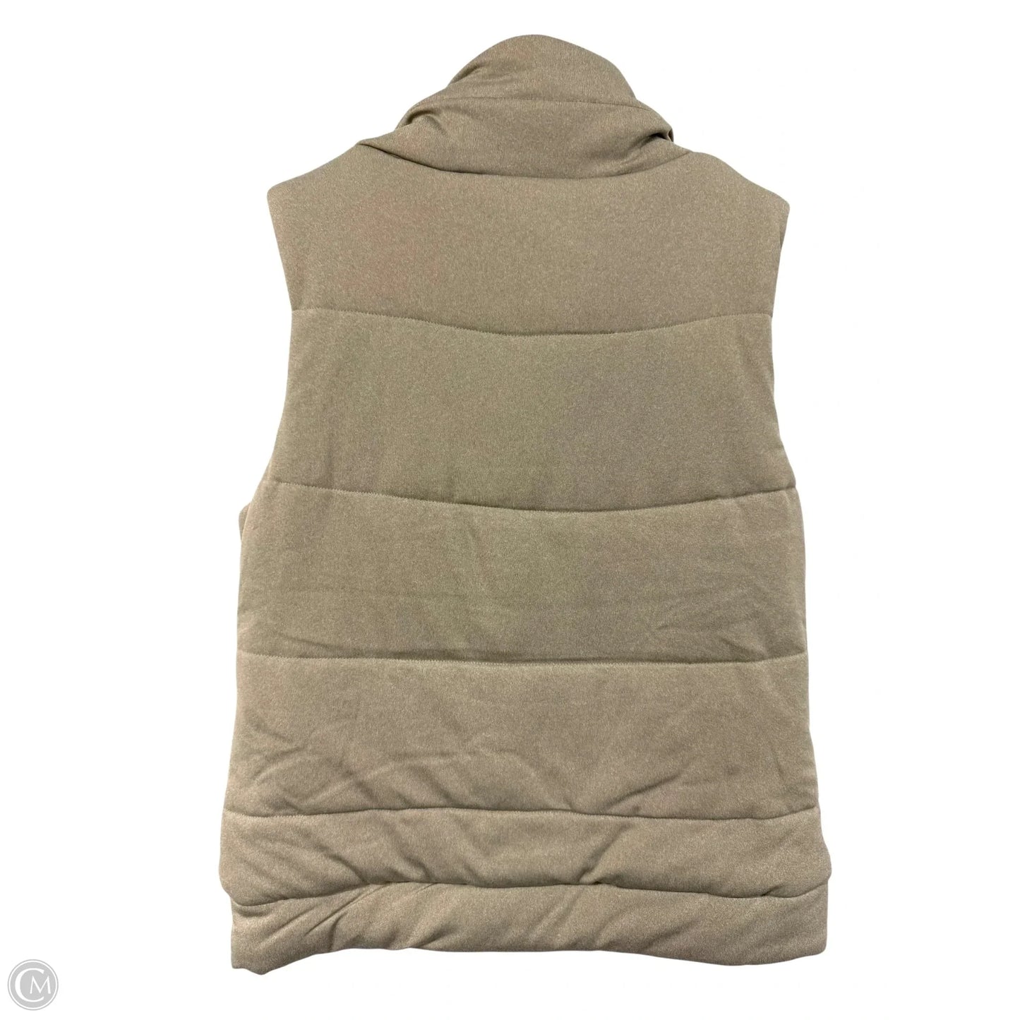 Vest Puffer & Quilted By Savvi In Taupe, Size: M