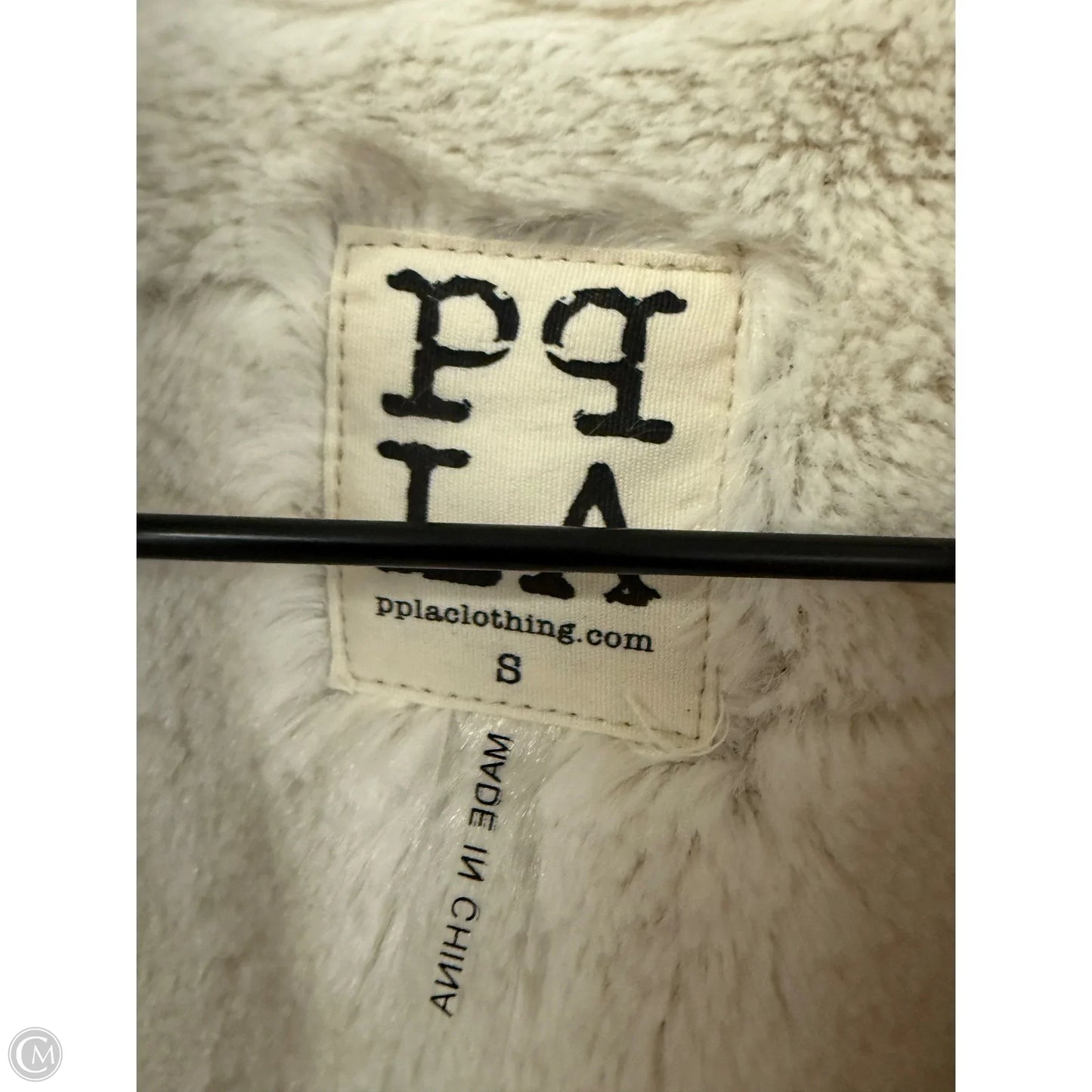 Vest Faux Fur & Sherpa By Clothes Mentor In Brown & Cream, Size: S