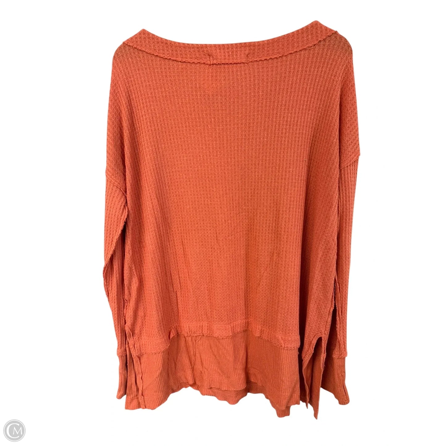 Top Long Sleeve By We The Free In Orange, Size: S