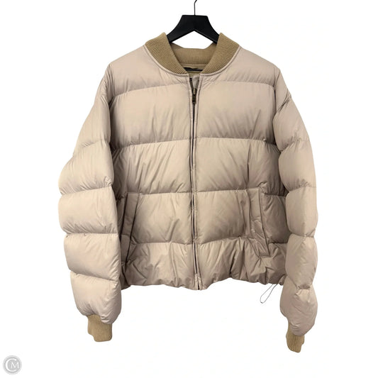 Coat Puffer & Quilted By Eddie Bauer In Beige, Size: Xl