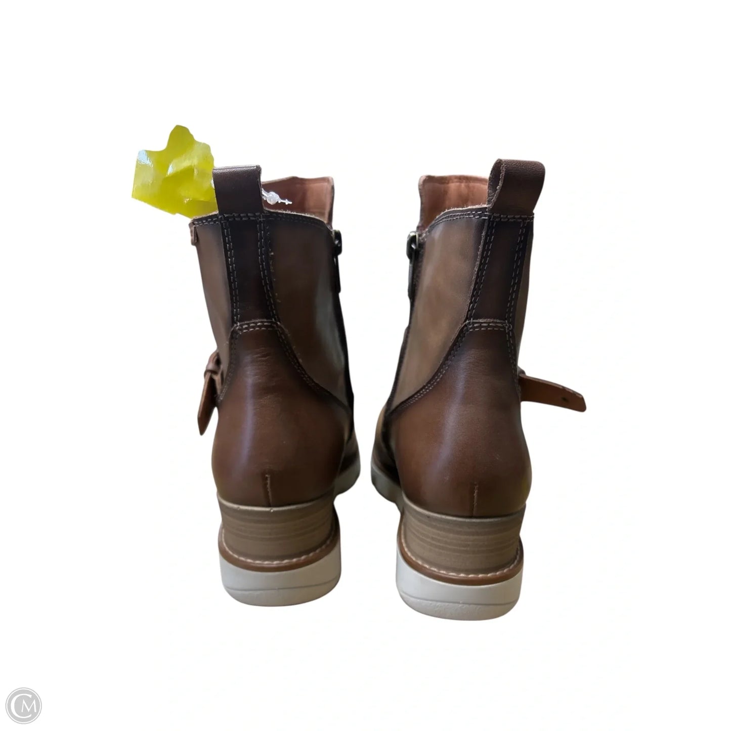 Boots Ankle Flats By Pikolinos In Black & Brown, Size: 9.5