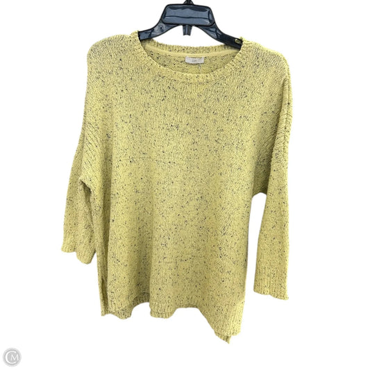 Sweater By J. Jill In Yellow, Size: M