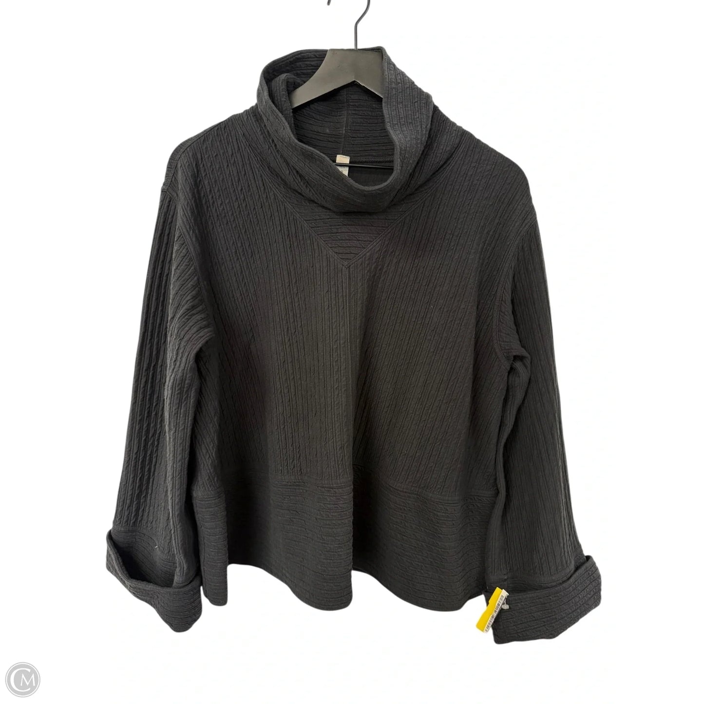 Athletic Sweatshirt Collar By Lululemon In Black, Size: M