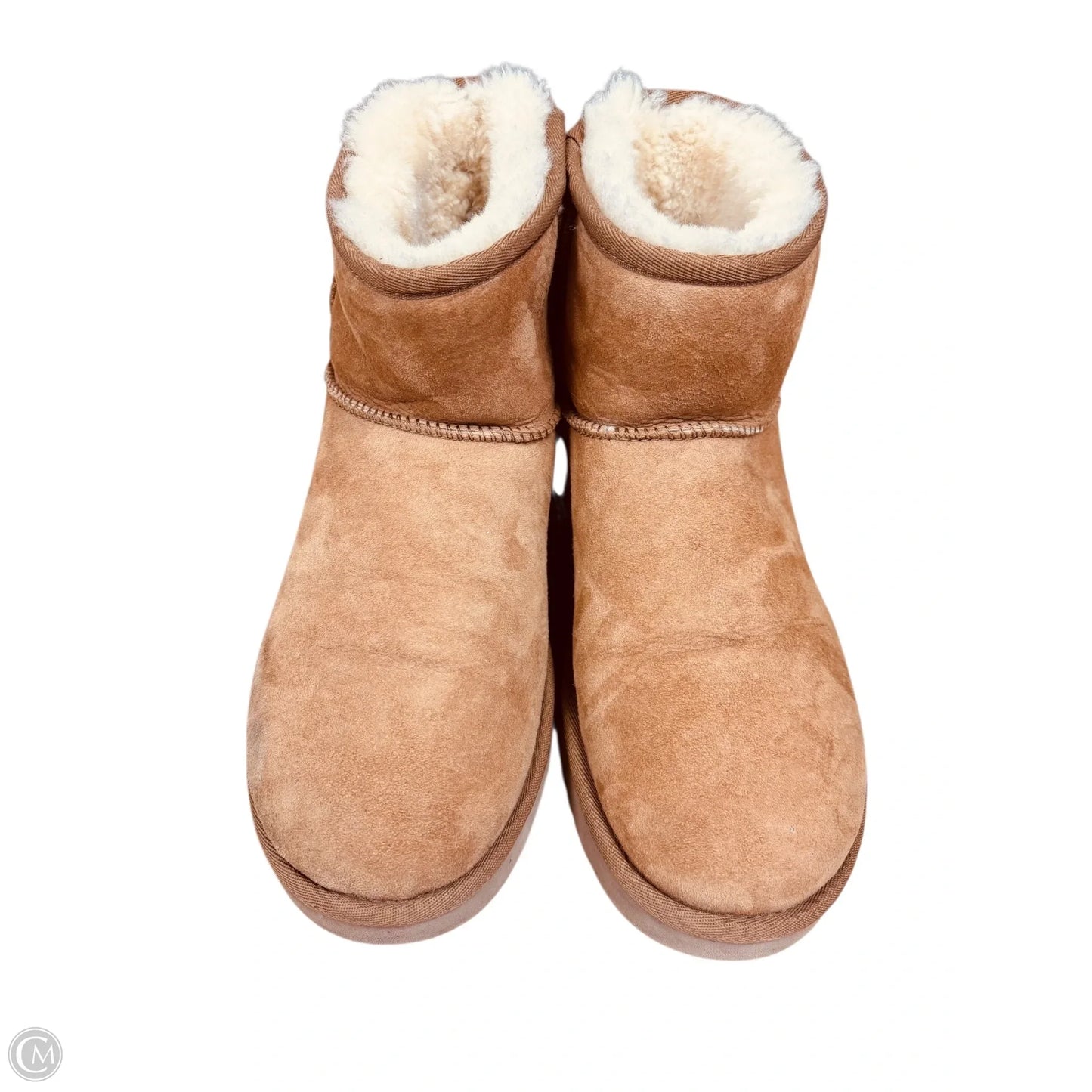 Boots Designer By Ugg In Brown, Size: 10