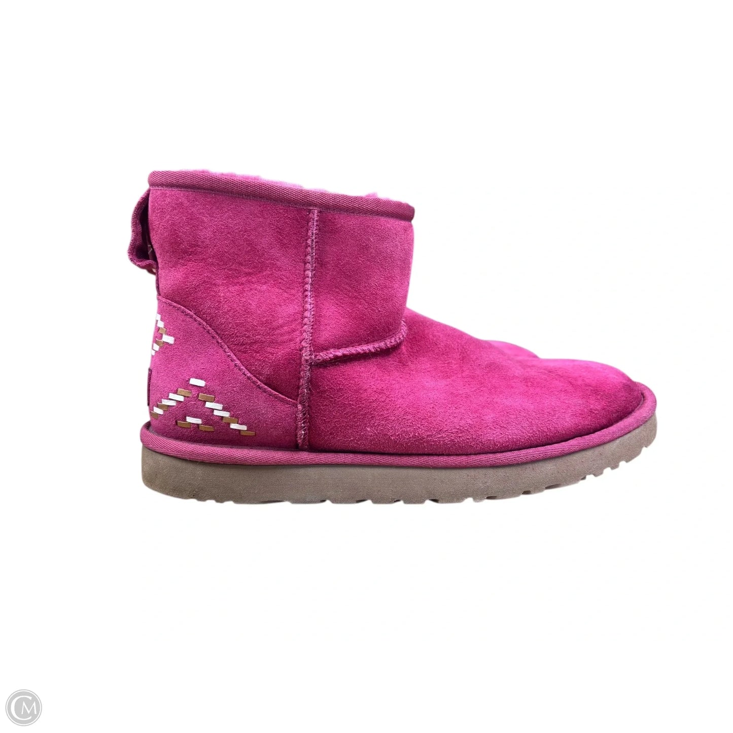 Boots Designer By Ugg In Pink, Size: 10