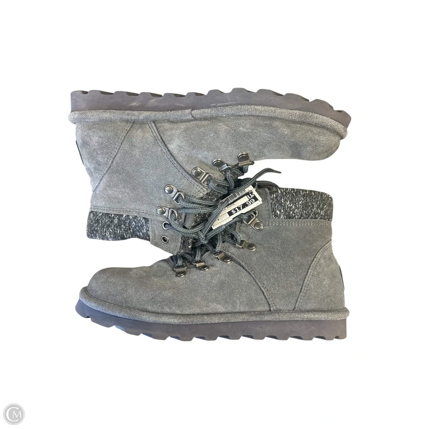 Boots Ankle Flats By Bearpaw In Grey, Size: 9