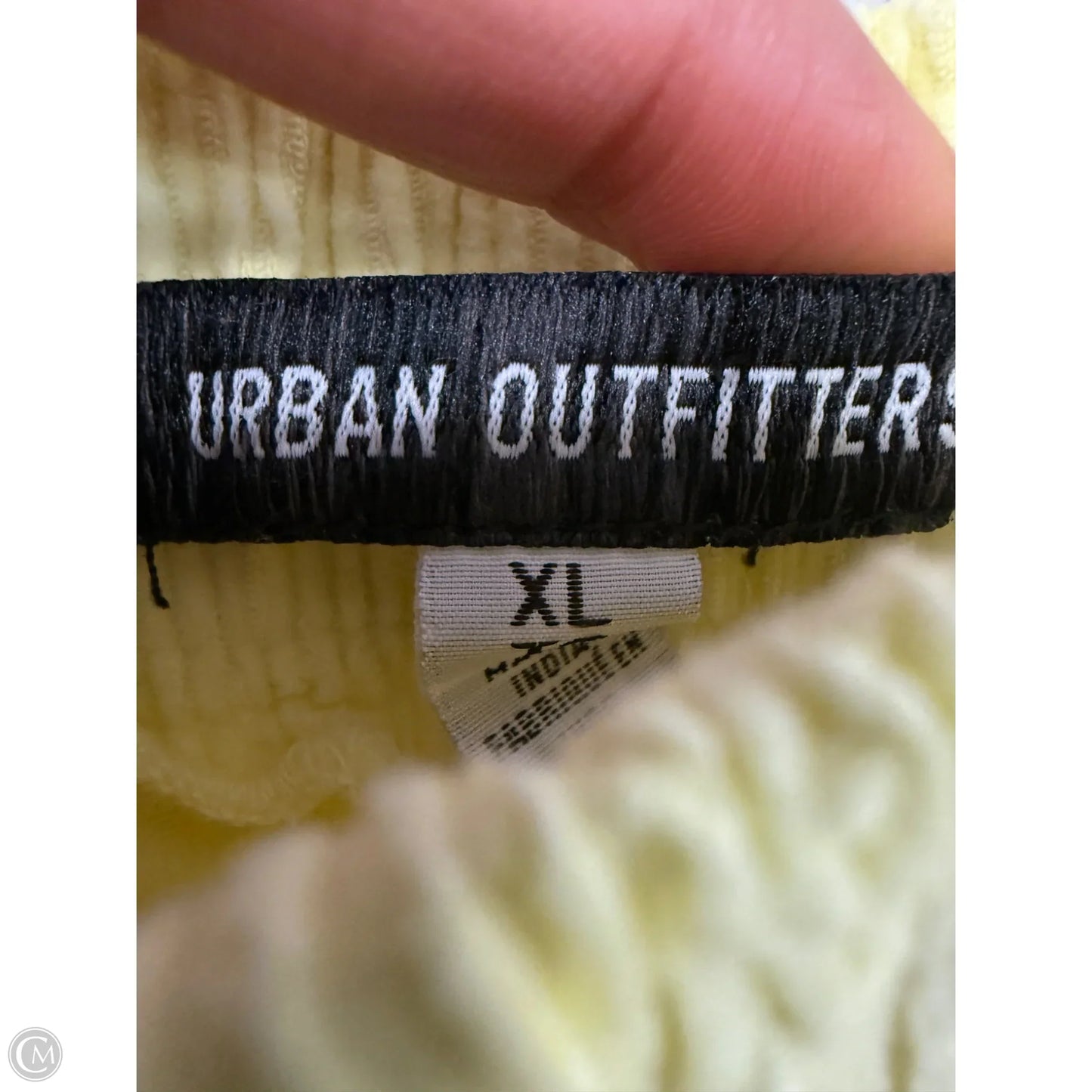 Pants Corduroy By Urban Outfitters In Yellow, Size: Xl