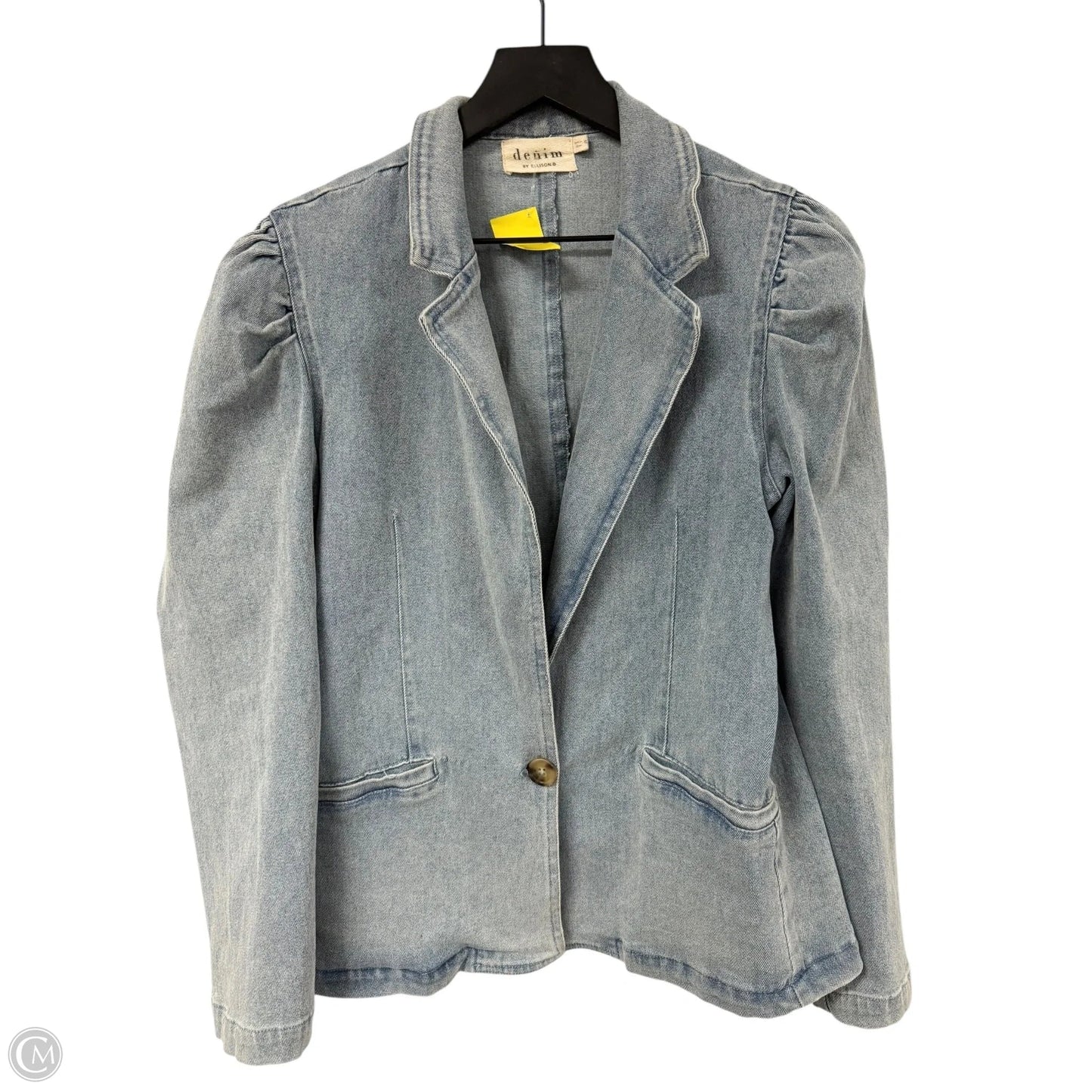 Jacket Denim By Ellison In Blue Denim, Size: L