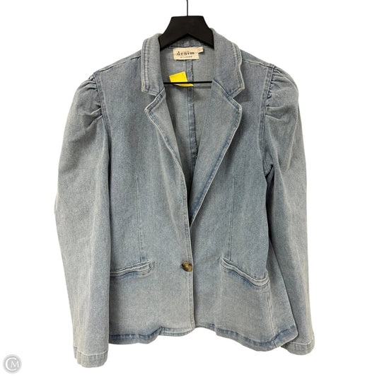 Jacket Denim By Ellison In Blue Denim, Size: L