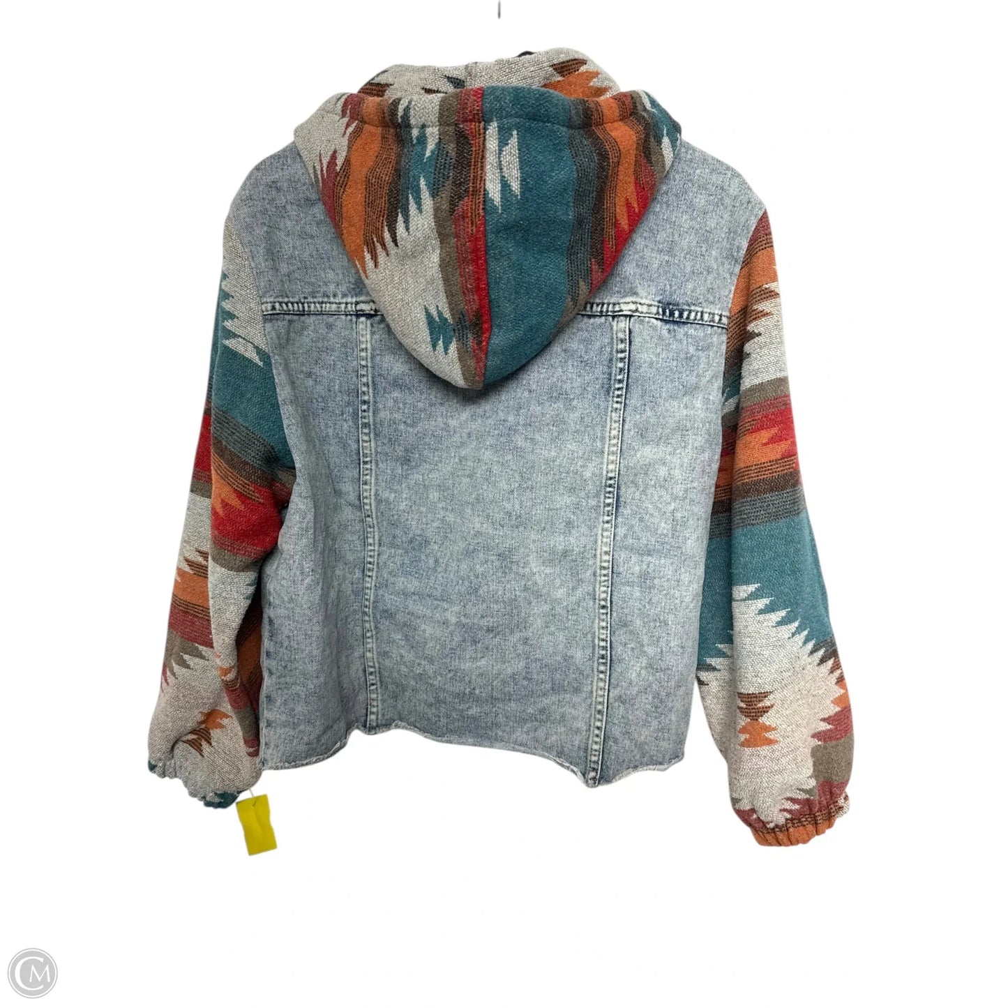 Jacket Denim By Cme In Multi-colored, Size: Xl
