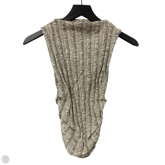 Top Sleeveless By Project Social Tee In Black & Cream, Size: Xs