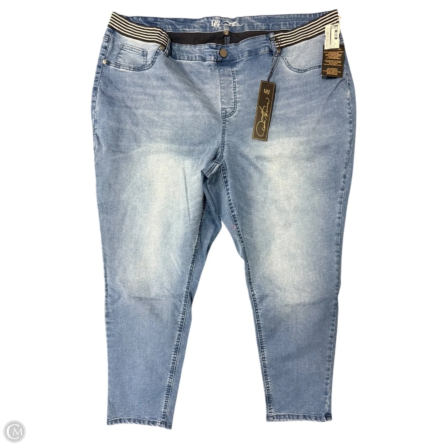 Jeans Skinny By Dg2 In Blue Denim, Size: 3x