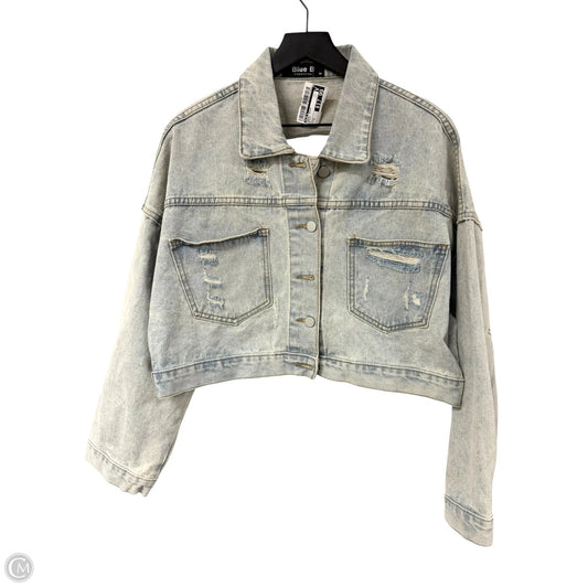 Jacket Denim By Blue B In Bronze, Size: M