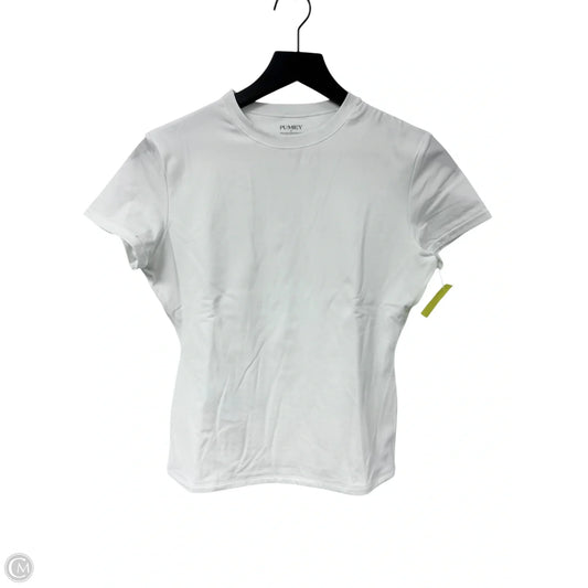 Top Short Sleeve Basic By Cme In White, Size: M