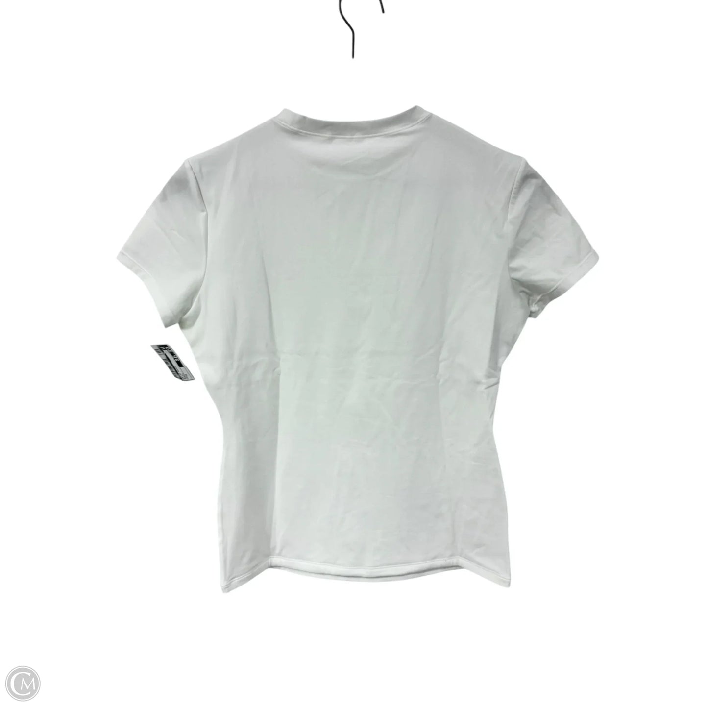 Top Short Sleeve Basic By Cme In White, Size: M