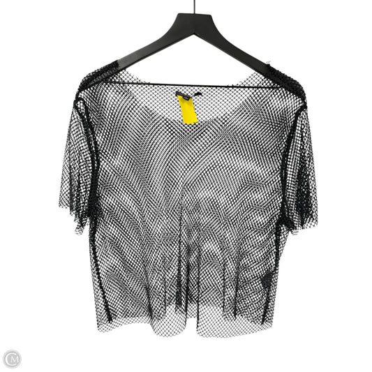 Top Short Sleeve By Cmc In Black, Size: L