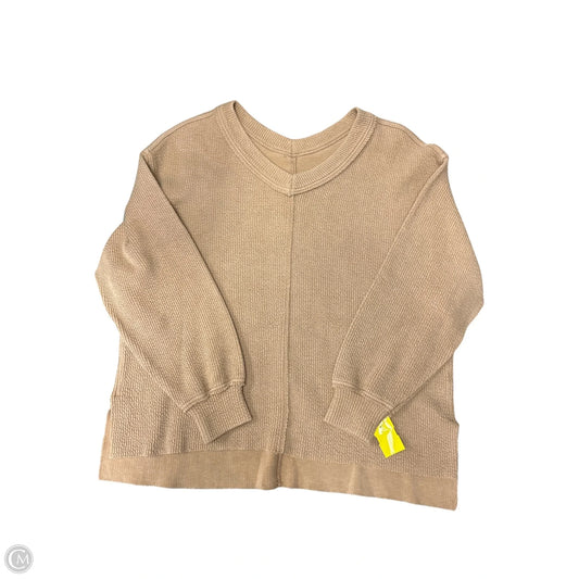 Sweatshirt Crewneck By Aerie In Beige, Size: S