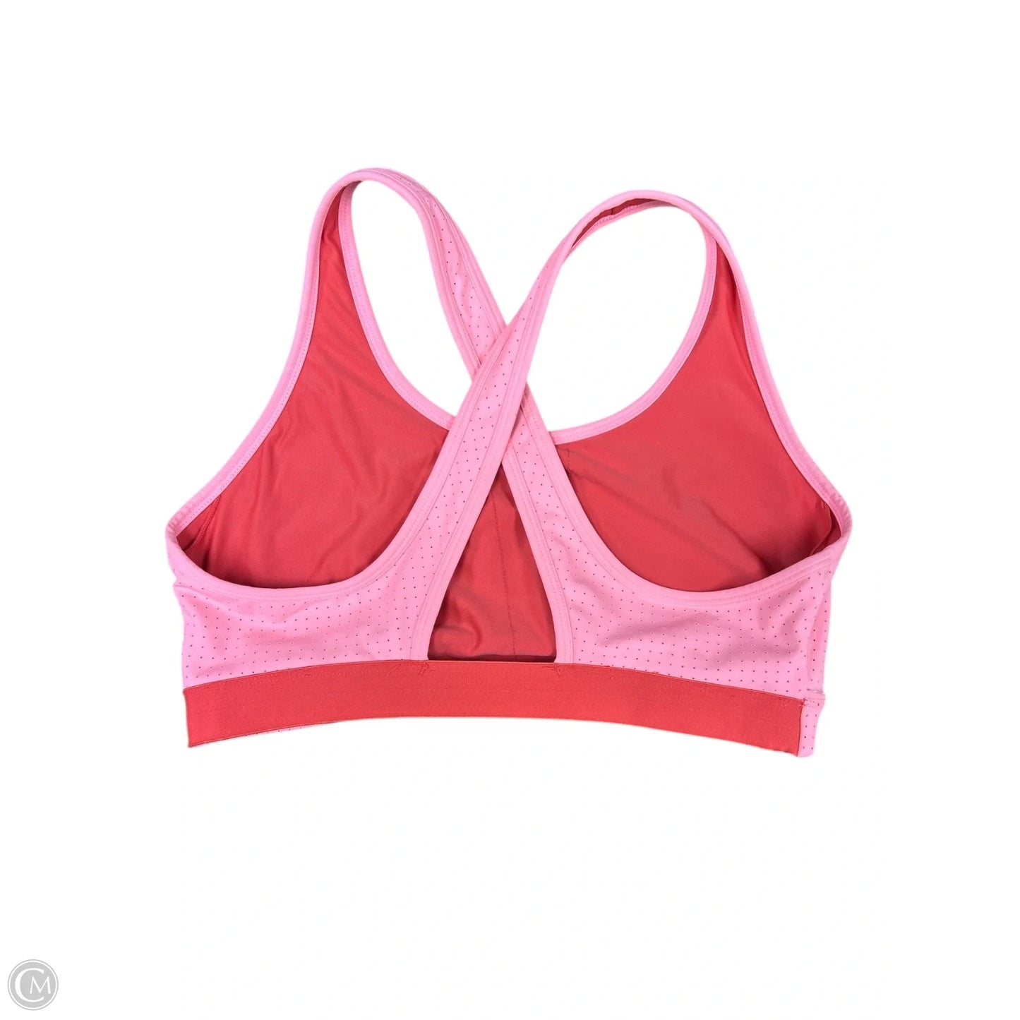 Athletic Bra By Avia In Pink & Red, Size: L
