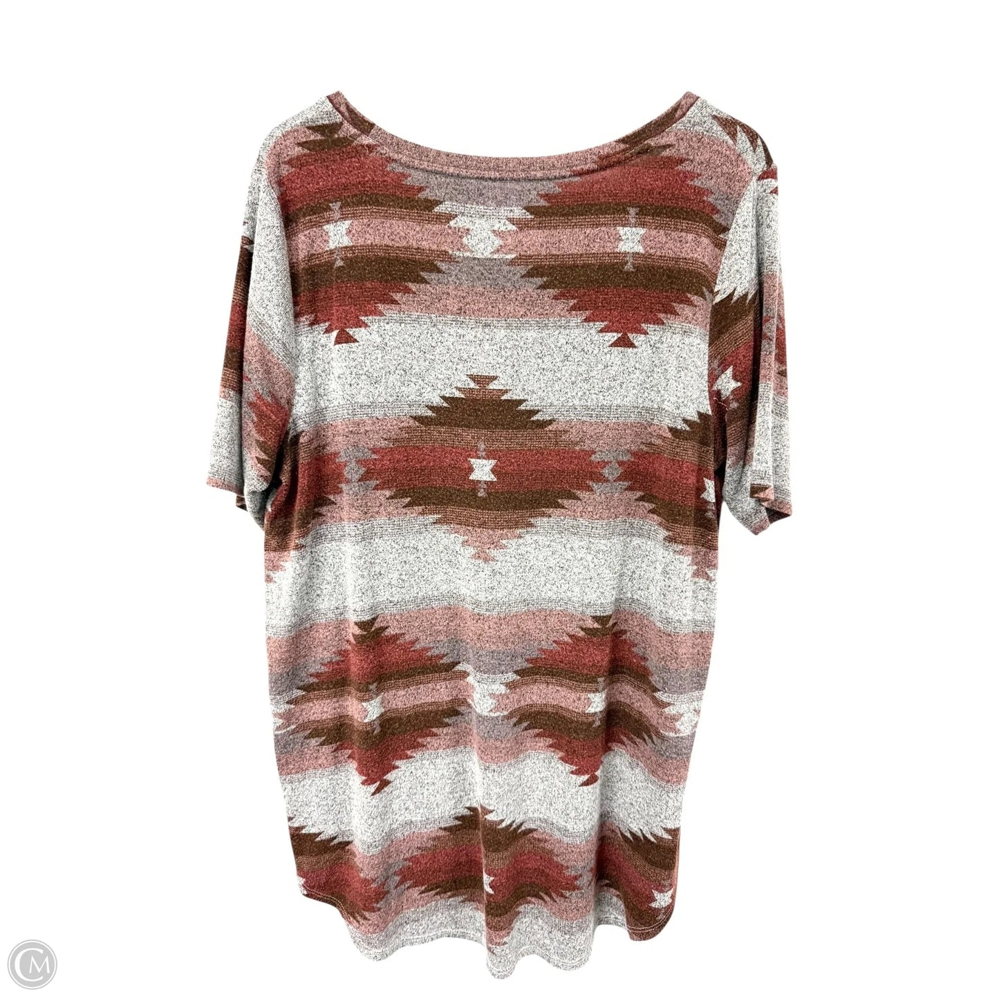 Top Short Sleeve By Maurices In Multi-colored, Size: Xxl