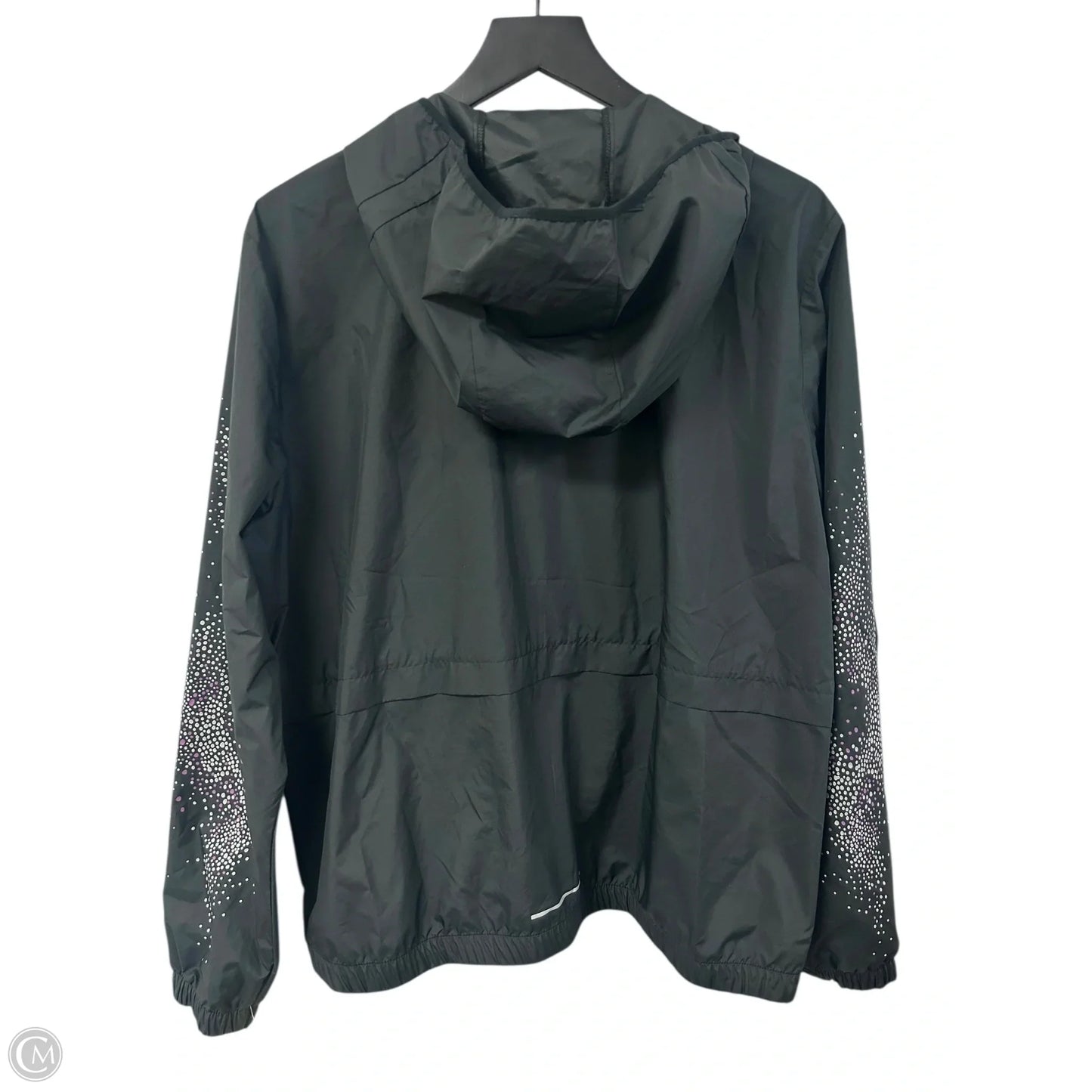 Jacket Windbreaker By Nike Apparel In Black, Size: Xl