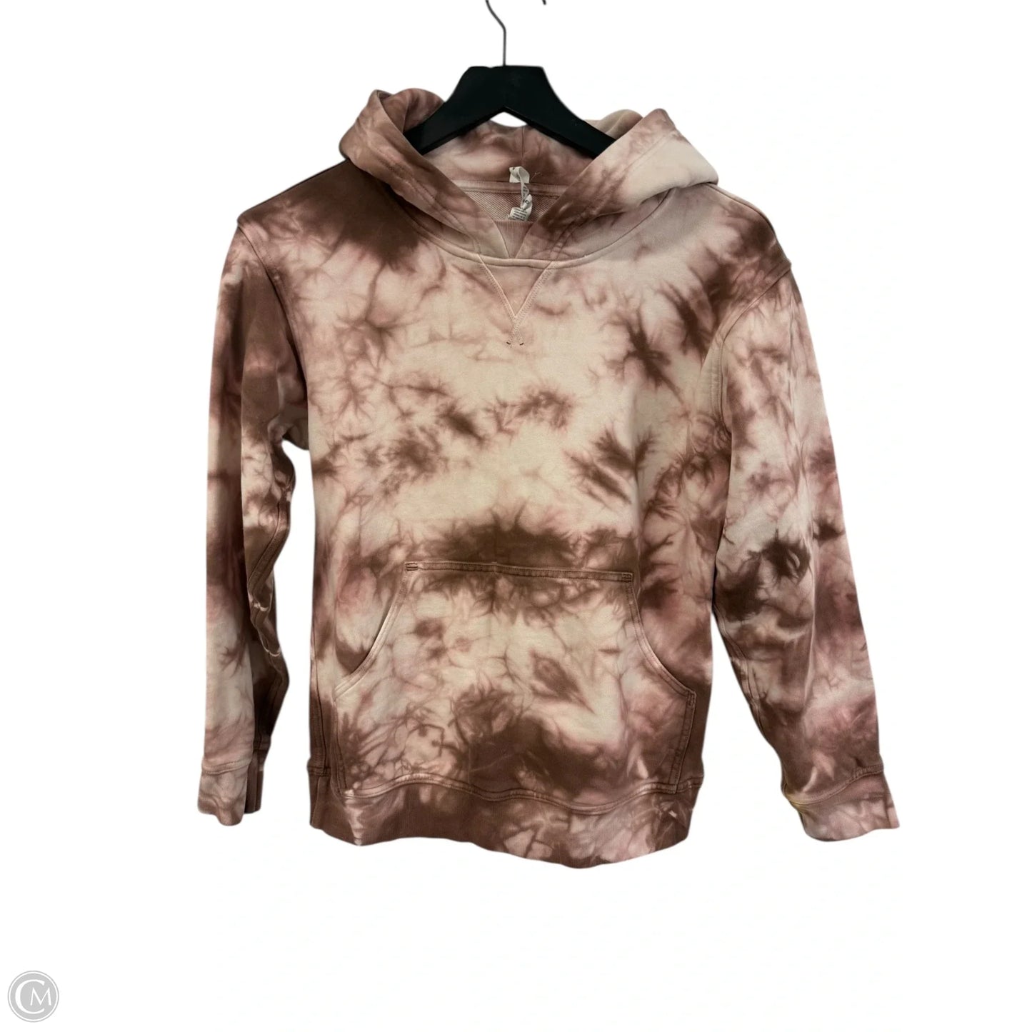 Athletic Sweatshirt Hoodie By Lululemon In Brown & Pink, Size: 2