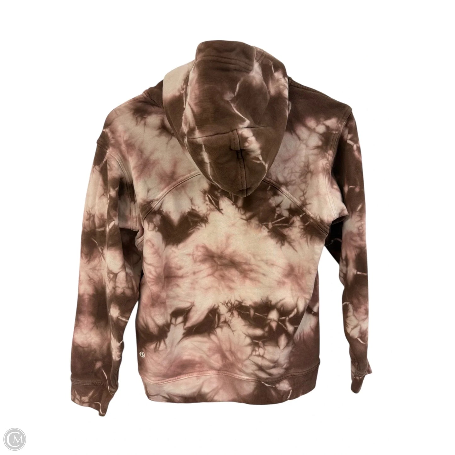 Athletic Sweatshirt Hoodie By Lululemon In Brown & Pink, Size: 2