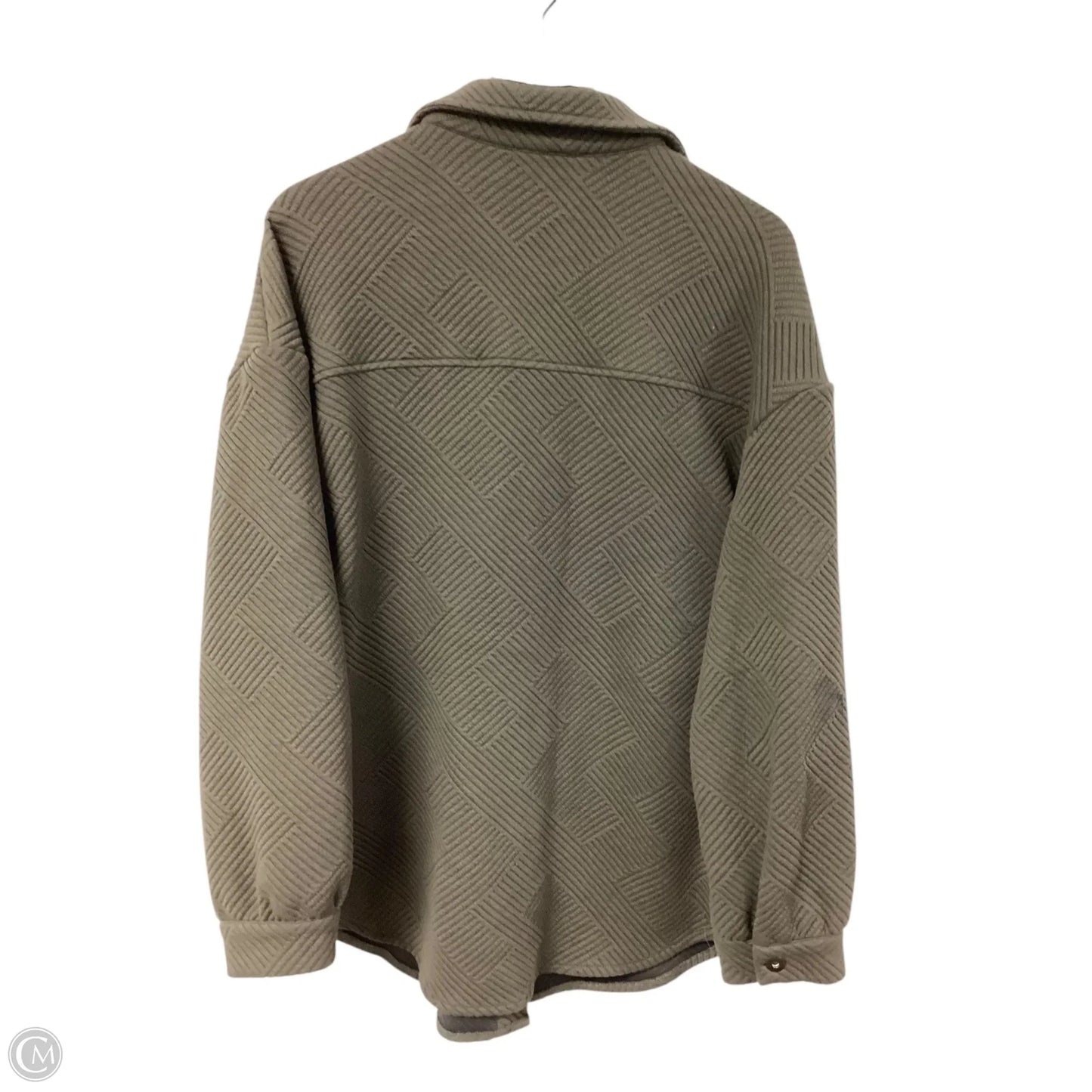 Jacket Shirt By She + Sky In Green, Size: L