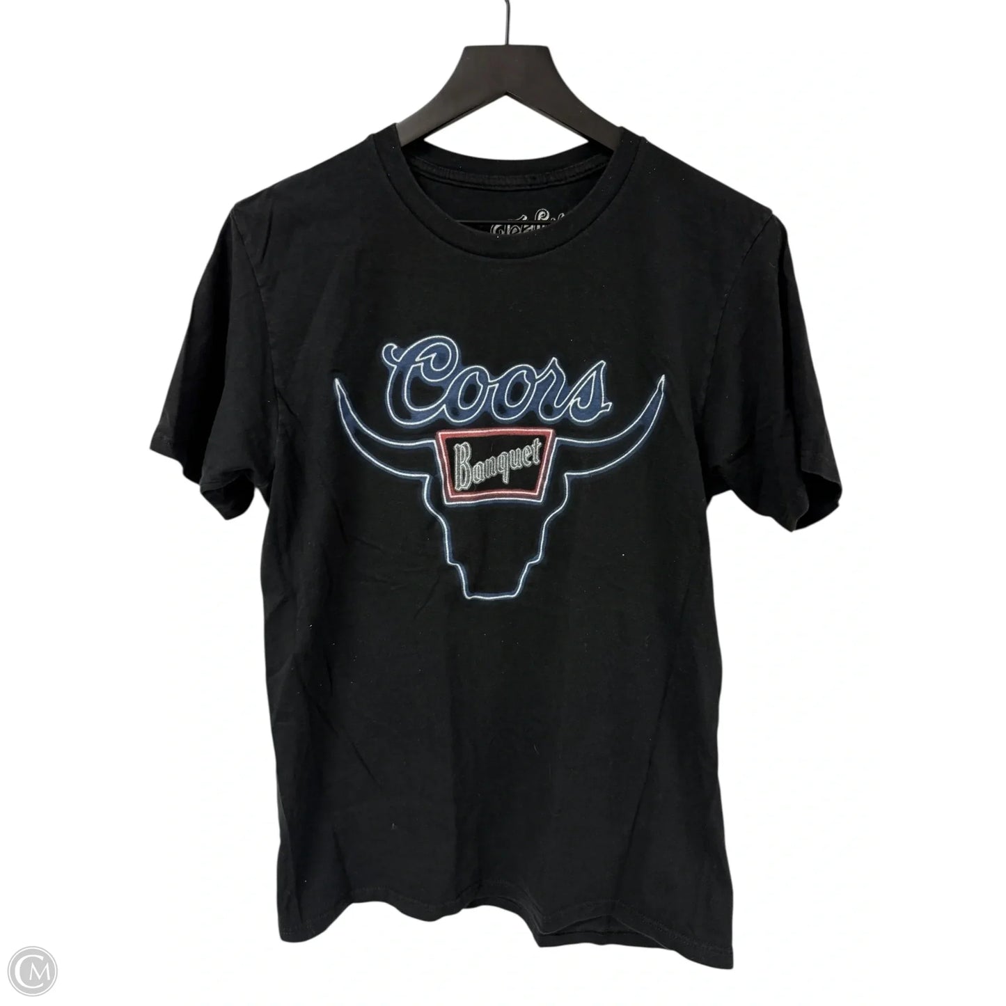 Top Short Sleeve Basic By Clothes Mentor In Black, Size: M