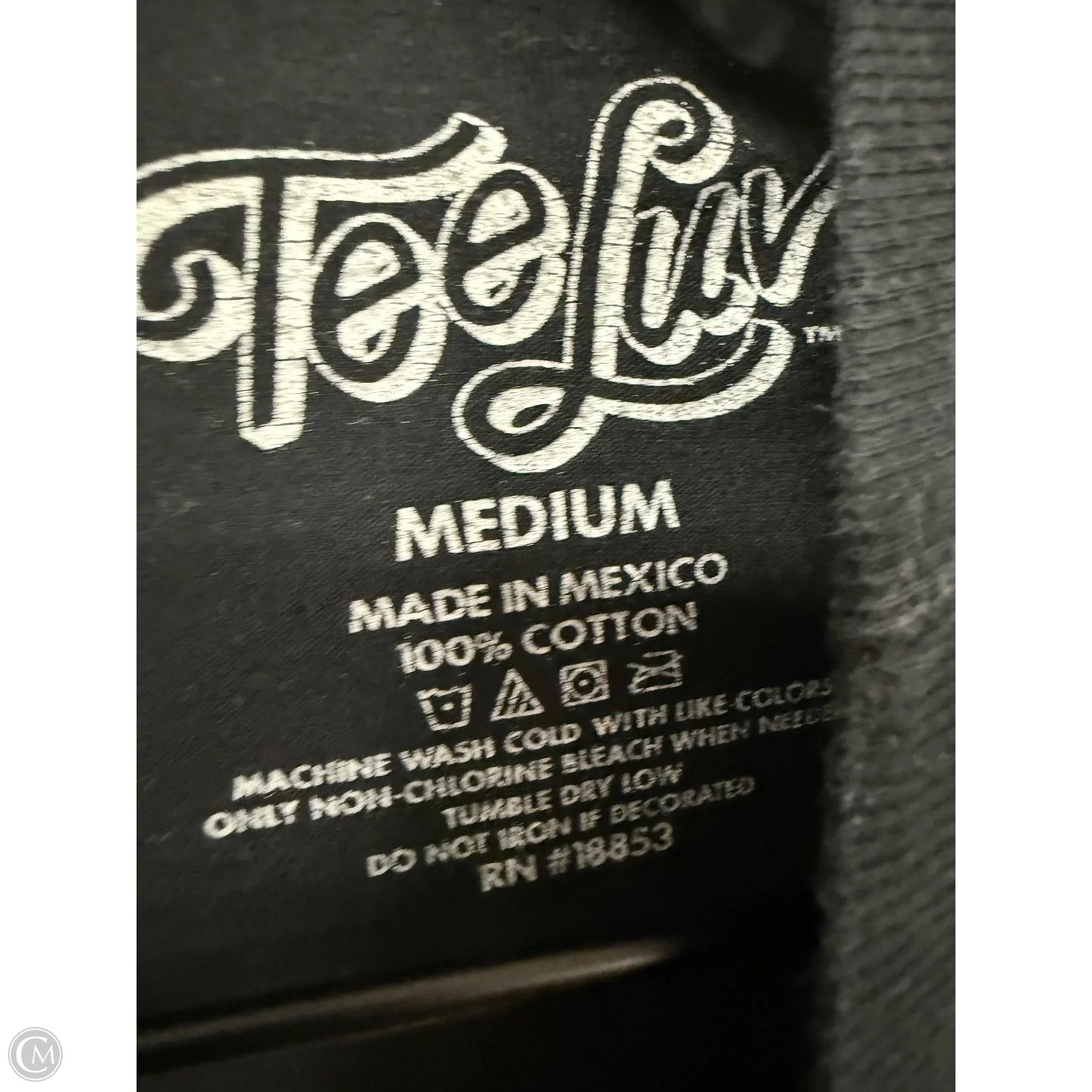 Top Short Sleeve Basic By Clothes Mentor In Black, Size: M