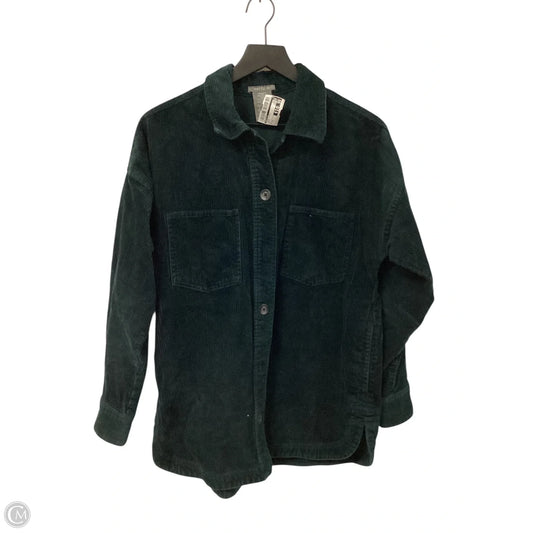 Jacket Shirt By Matty M In Green, Size: M