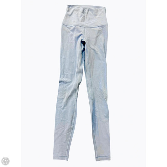 Athletic Leggings By Lululemon In Blue, Size: 2