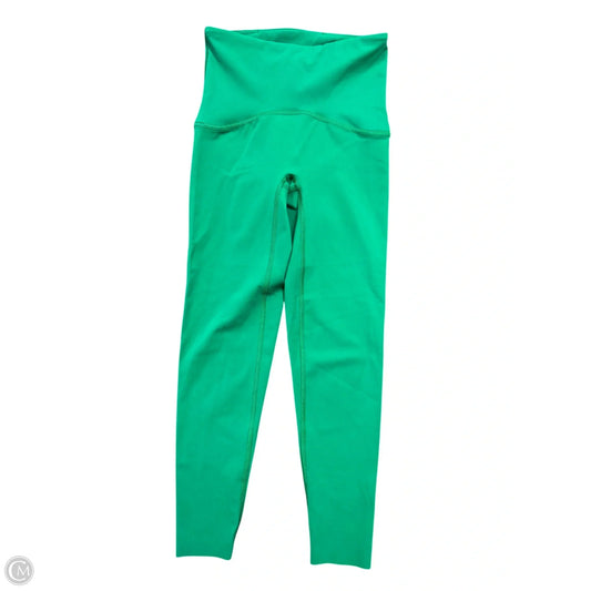 Athletic Leggings By Spanx In Green, Size: Xs