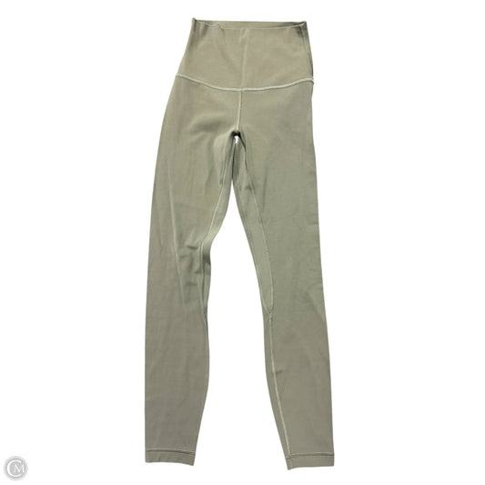 Athletic Leggings By Lululemon In Green, Size: 2