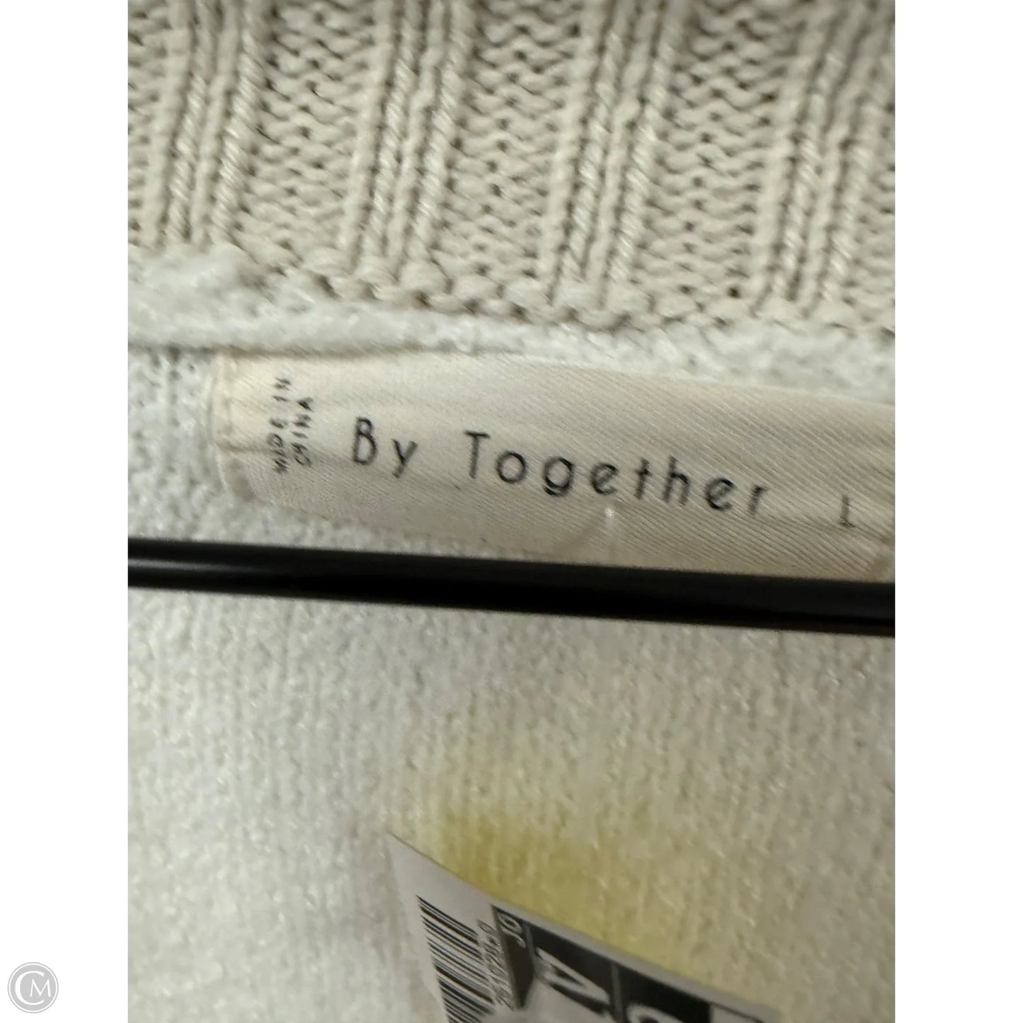 Sweater By By Together In Cream, Size: L