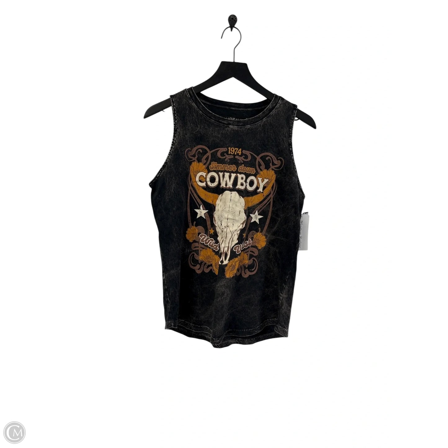 Top Sleeveless By Clothes Mentor In Black, Size: M