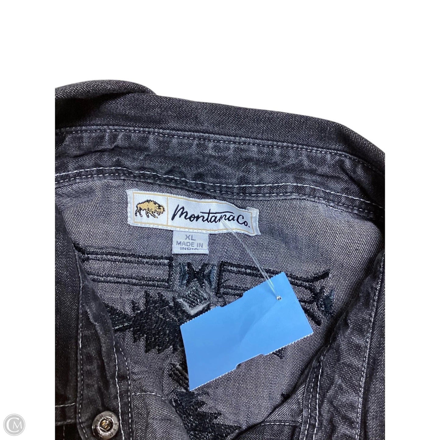 Blouse Long Sleeve By Clothes Mentor In Black, Size: Xl