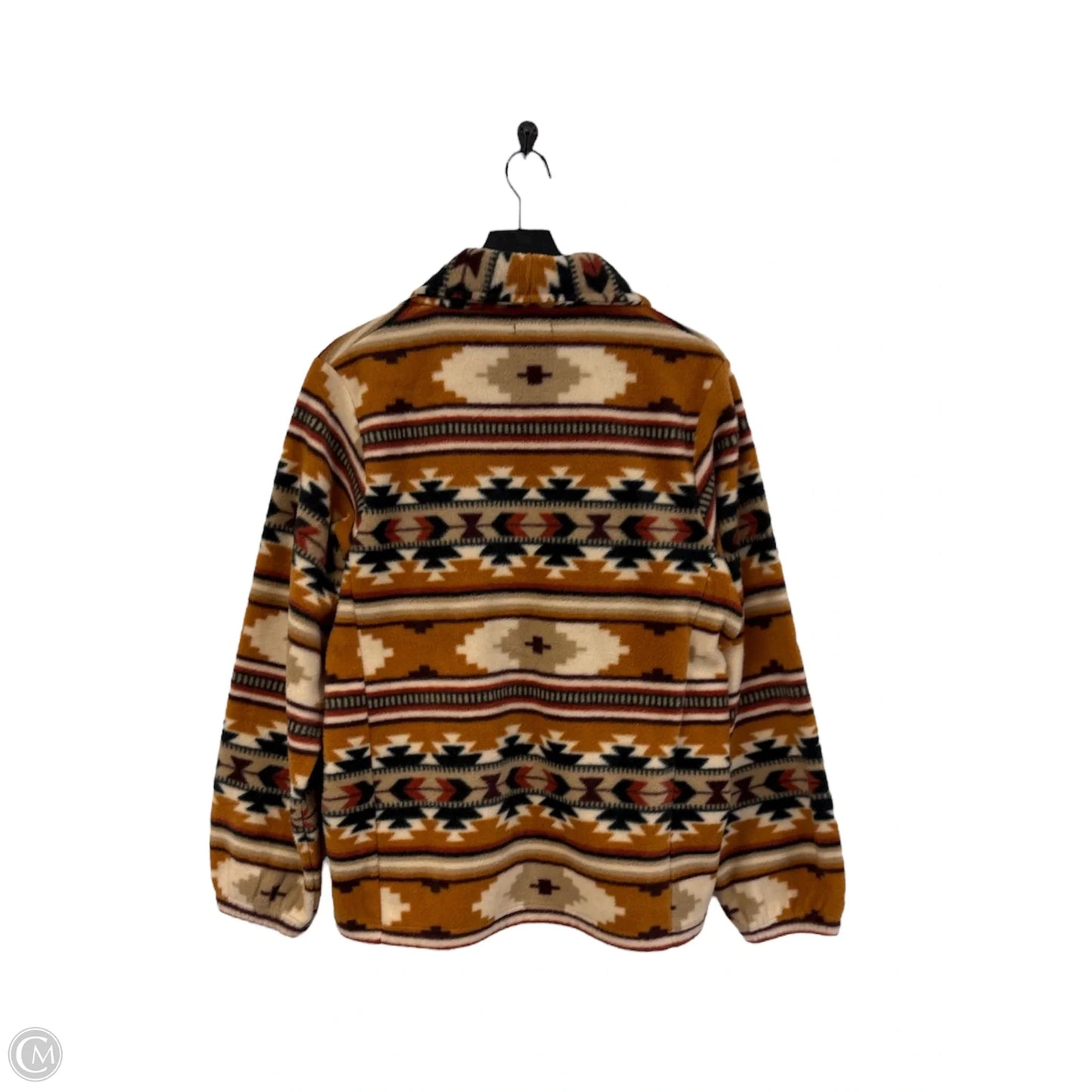 Jacket Fleece By Clothes Mentor In Multi-colored, Size: M