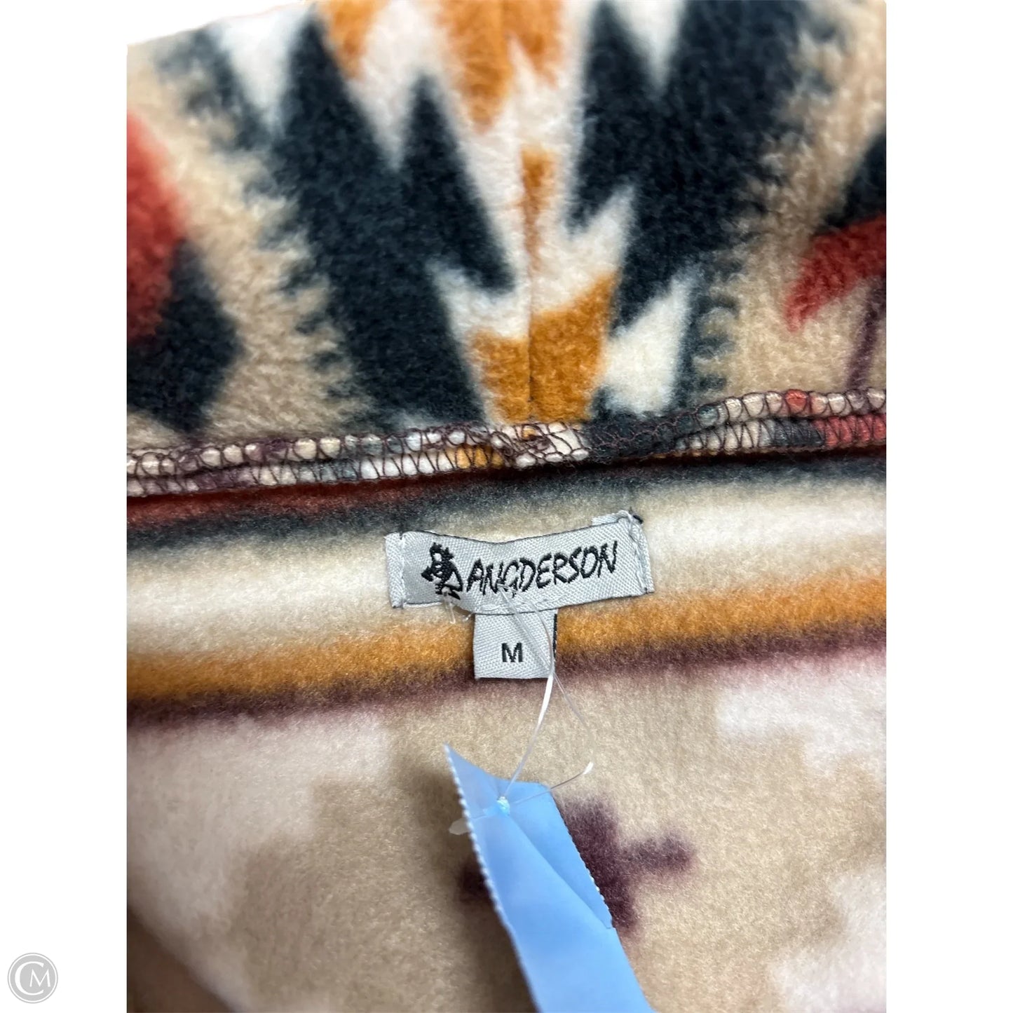 Jacket Fleece By Clothes Mentor In Multi-colored, Size: M