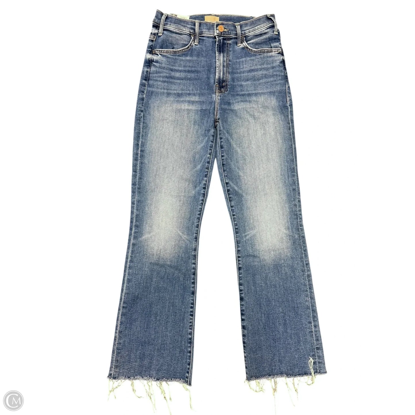 Jeans Straight By Mother In Blue Denim, Size: 6