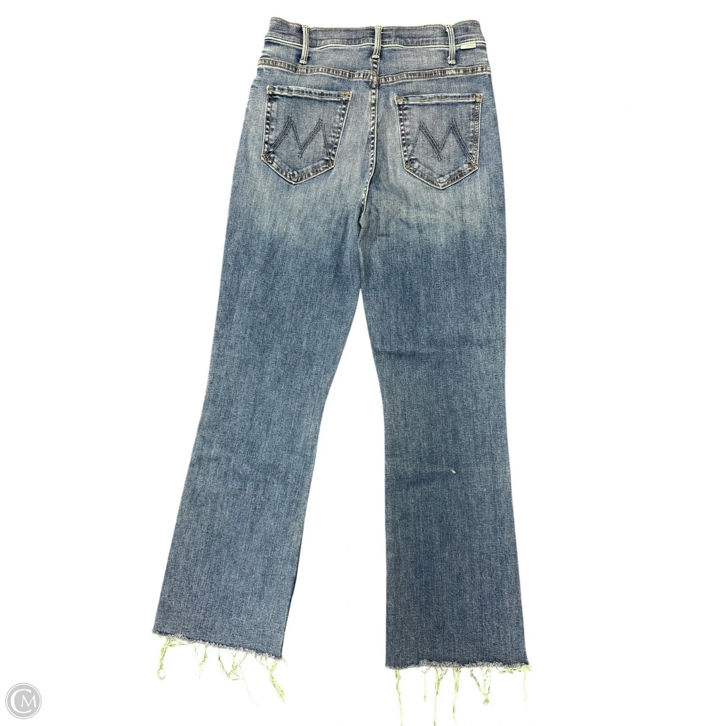 Jeans Straight By Mother In Blue Denim, Size: 6