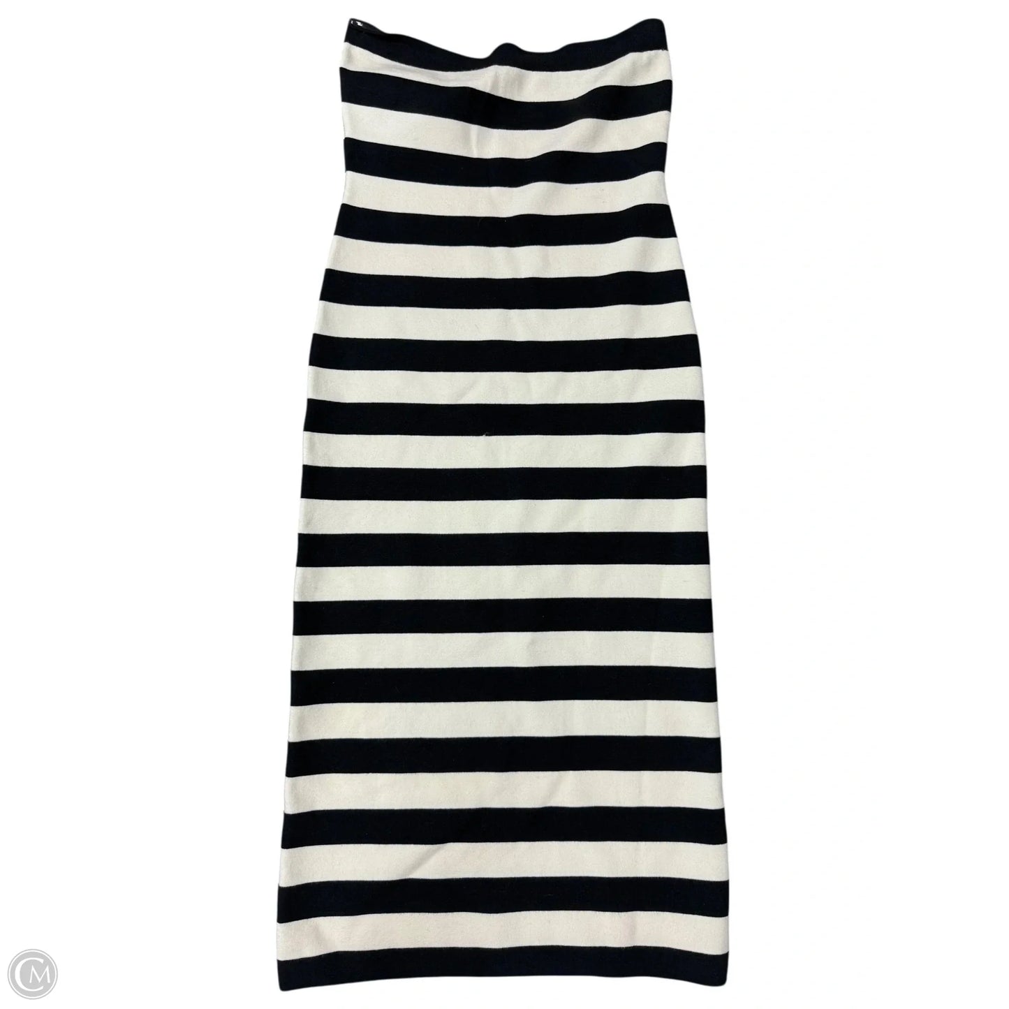 Dress Casual Maxi By Abercrombie And Fitch In Black & Cream, Size: Xl