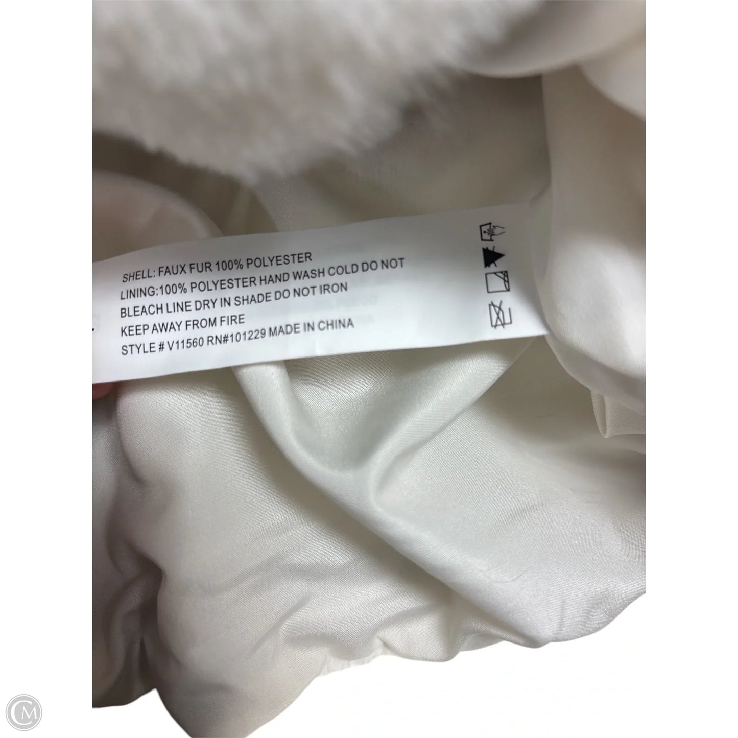 Jacket Faux Fur & Sherpa By Stoosh In Brown & White, Size: L